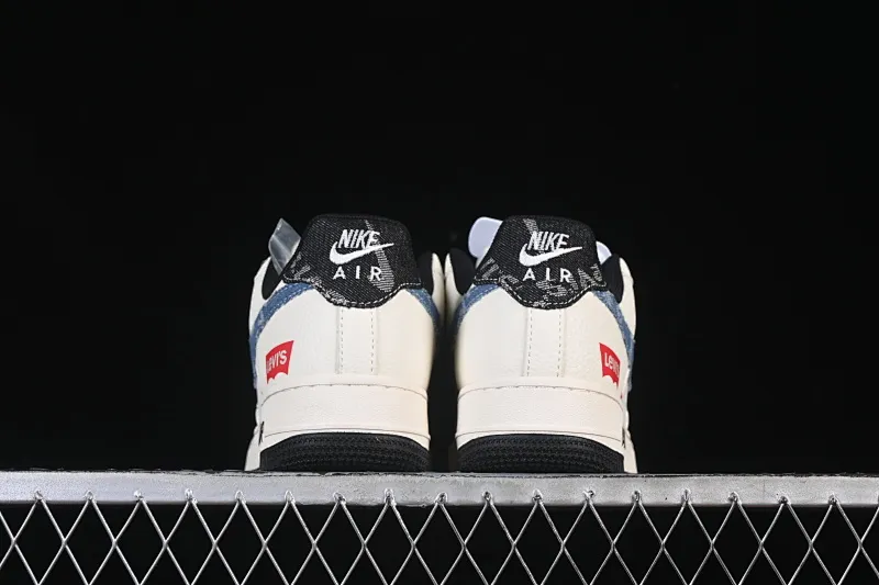 All categories Nk Air Force 1 Air Force series Nk Air Force 1 Low Air Force low-top Nike Air Force 1'07 Low Levi's co-branded beige blue denim four hooks Air Force 1 low-top casual sneakers QW5606-261